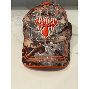 RealTree Kings Camo Camouflage Baseball Hat‎ OSFM EUC